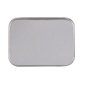 Hafif metal Sigara kutusu İçin daha hafif Durumda Gümüş depolama Flip Metal Saklama Kutusu Durumda Organizatör Kutusu Metal