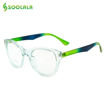 SOOLALA TR90 Okuma Gözlükleri Kadınlar Erkekler Açık Çerçeve Anti-Radyasyon Bilgisayar Cam büyük Boy 0.5-4.0 Presbit Okuma Gözlüğü