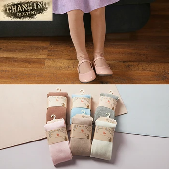 Yeni Yaz İnce Çocuklar Kız Bebek Kız Çorap Şeker Renk için Nefes Soğuk Ter Rahat 0-7 Yaş Çocuk Çorapları Tayt