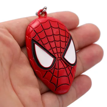 Hediye Chaveiro Araba Anahtarlık Film Takı Erkekler İçin MS Takı Örümcek Adam SpiderMan Anahtarlık Anahtarlık Tutucu Hediye