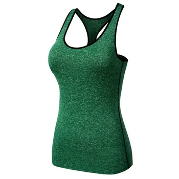 T yelek Yoga Yelek Spor salonu Sıkıştırma Tayt Kadın Kuru Hızlı Koşma Spor-Fitness üstleri Kadın Elbiseleri Tişört shirt