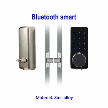 Eve oteller İçin Anahtar Uzak Tuş takımı İle cep telefonu Bluetooth Kilitleri Sürgü Giriş Akıllı Elektronik Dijital Kapı Kilidi OS8815BLE