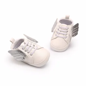 Midilli Melek Kanatları PU yeni Doğan bebek bebek ayakkabıları İlk Ayakkabı Bebek Çocuk Çocuk Botu Çocuk Kız Ayakkabı Patik Walkers