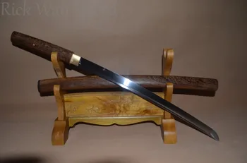 Benzersiz Japon samuray kılıcı WAKİZASHİ KILIÇ saya 1095 yüksek karbon çelik pelesenk tam tang keskin savaşa hazır