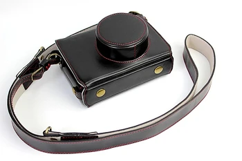 Fujifilm için yeni Lüks PU Deri Video kamera çantası çanta Askısı Açık pil 3 Renk 100 şu şekilde FUJİ X100T