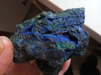 565.7 g DOĞAL Mavi PANO Kristal ve YEŞİL MALAKİT Mineral Numune
