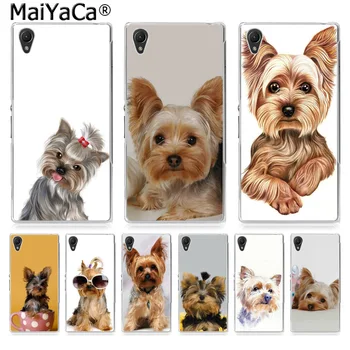 Sony Z2 Z3 Z4 Z5 Z5c LG G3 G4 G5 Bu Kabuk için MaiYaCa Yorkshire terrier köpek yavrusu Yeni Varış Moda telefon kılıfı