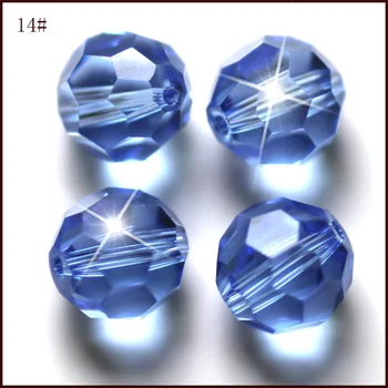 100pcs 6 mm Cam Boncuk Kristal Yuvarlak Boncuk Çin Takı Takı Yapımı Diy Zanaat Malzeme Boncuk Toptan Boncuk karşı Karşıya
