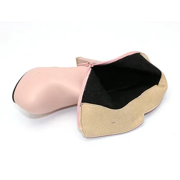 TAOFFEN Bayanlar Platform ayak Bileği Çizmeler Kadınların Yüksek Topuk Ayakkabı Sonbahar Kış Ilık Zip BOTAŞ Mujer Topuklu Ayakkabı Boyutu 32-43