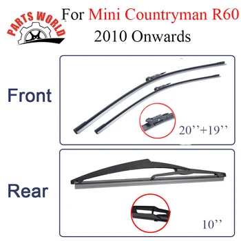 Mini Countryman Sınıflandırması 2010'dan Bu Yana Silikon Kauçuk Ön Ve Arka Silecek Bıçak,Silecek Araba Accessories20