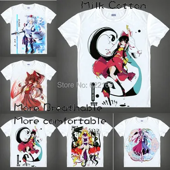 Touhou Proje Yagokoro Eirin T Shirt Cosplay Erkek Japon Ünlü Anime T Kostümleri-Benzersiz bir Hediye Camisetas Masculina gömlek