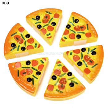 Oynuyormuş Gibi Gıda Oyuncak #T026 Kesim Çocuklar Çocuklar Mutfakta Pizza Partisi Fast Food Dilim#