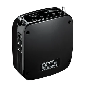 SHİDU S512 Yüksek Güç Mini Taşınabilir Mikrofon Hoparlör Ses amplifikatör Rehber sınıf konuşma Megafon SD 18Watts-