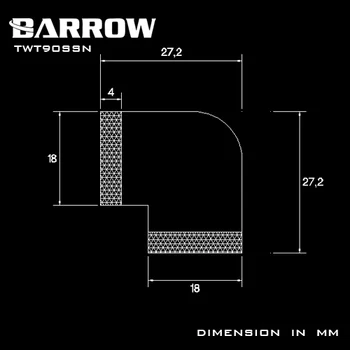 Barrow Siyah Gümüş G1/4
