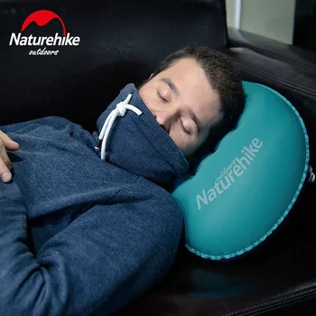 Dişli Seyahat Aeros Uyku Naturehike Taşınabilir Açık Şişme Yastık Şişme Yastık Yumuşak Boyun Koruyucu Kafalık Yastık