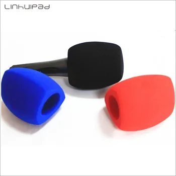Linhuipad 40mm Delik Köpük El Mülakat Mikrofonlar için Mikrofon Kapağı Sünger ön Cam Ön cam 3 renk mevcut