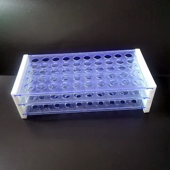 13 mm Tüpler için Laboratuvarı Plastik Test Tüpü Rafı, 50, Sökülebilir,Ücretsiz kargo Delik