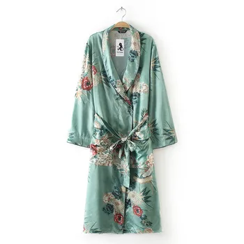 15 yeni Stil Kadın Ceket Retro Folk-Özel Bohemya Çiçek Püskül Uzun Kimono büyük Boy Şal En Moda Sıcak Satış Ceket Wolovey#