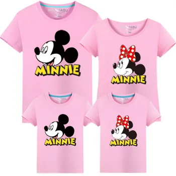 Yaz Bebek Çocuk Aile 2017 Baba Oğul T-shirt Anne kız Aile Tshirt elbise takımı uygun Kıyafet Kıyafetler Bak