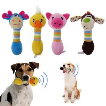 Doldurulmuş Hayvan Pet Köpek Oyuncak Köpek Kediler Komik Evcil hayvan Ürünleri Köpek Aksesuarları için Ses Squeaker Çiğneme Oyuncakları Peluş