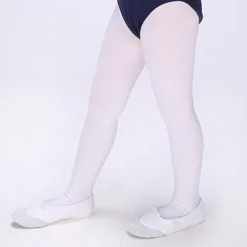 Ruoru Profesyonel Çocuklar Çocuklar Kız Bale Tayt Beyaz Bale Dans Tozluk Delik Çıplak Siyah, Pembe Külotlu Çorap