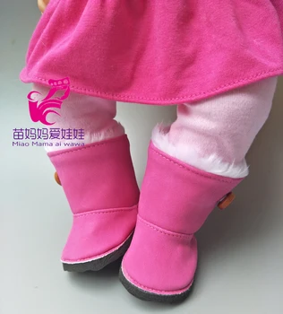 18 inç kışlık Botlar ayakkabılar yeni doğan bebek zapf bebek botları kız oyun oyuncak mini ayakkabı hediye için uygun Oyuncaklar