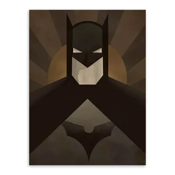 Hiçbir Çerçeve Resim Dekorasyonu, YENİ Modern süper Kahraman Moie Tuval Sanat Baskı Poster Batman Spiderman Ironman Duvar Resmi Çocuk Odası Ev