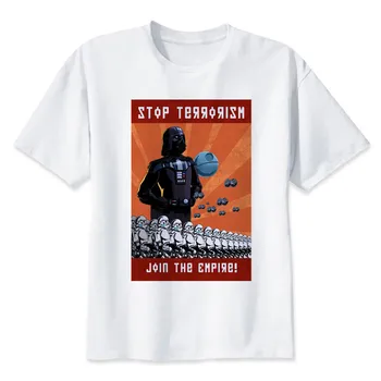Adam Star Wars Kısa Kollu O 2018 Yeni Komik Tshirt yaka Beyaz Tshirt Erkek Moda Tişörtleri