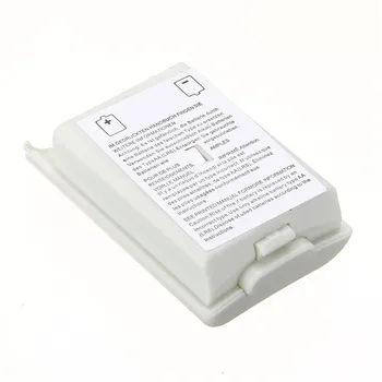 XBOX İçin Uygun 1 adet Beyaz AA Pil Arka Kapak Tutucu Shell Case 360 Kablosuz Denetleyici
