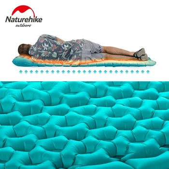 Naturehike Açık Şişme Yastık Uyku tulumu Mat Hızlı 460g Yastık Uyku Yastığı İle Hava Moistureproof Kamp Mat Dolgu