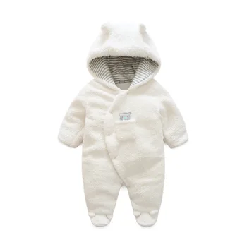 Kış bahar Bebek Kıyafetleri Polar Uzun Kollu giysiler yeni Doğan Çocuklara Bebek Tulumu Kız Erkek çocuk Kıyafetleri Uyar