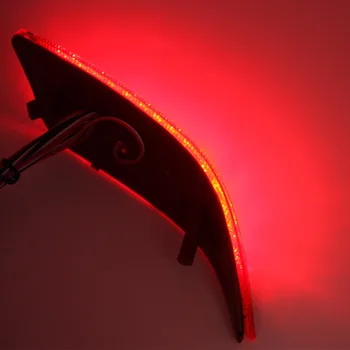 2x Kırmızı Lens Arka Tampon Reflektör Işığı Kuyruk Fren Park Uyarı Lambası sis Farları Toyota Camry için 2016 uygun LED