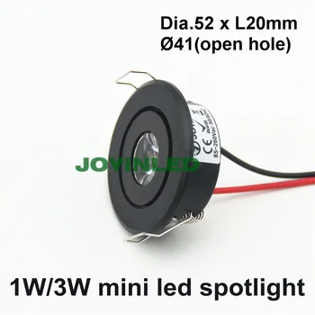 Mini Tavan Spot 3W Gömme Işık Kabine Işık Kapalı Mini Gömme LED AC90-260V LED