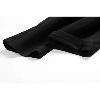Enjeolon marka 2017 ayak bileği uzunlukta pantolon siyah kalem pantolon erkek haki, en kaliteli Giyim Erkek moda elbise K6226 Nedensel