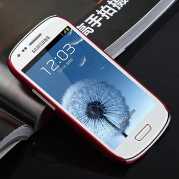 Yeni Yüksek Kalite 10 Renk Lüks Sansung Galaxy S3 mini i8190 İçin Mat Zor Durumda Kapak Kauçuk
