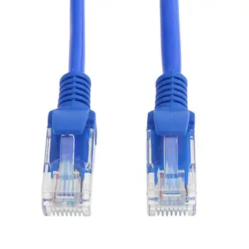 1m/1.5 m/2m/3m/5m/10m CAT 5 100M RJ-45 Ethernet kablosu Bağlacı Ethernet İnternet Ağ Kablosu Mavi Hat Tel Kablosu yeniden