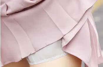 Kadın Etek Preppy Stil Harajuku Kawaii Dantel-Cp Lolita Mini Etek Sevimli Okul Üniformaları Saia Uzun Bayanlar Jupe SK5016 Pileli
