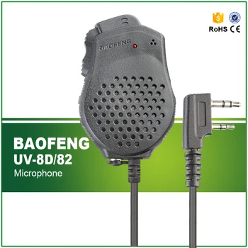 Doke İki Yönlü telsiz UV için Orjinal Mini Çift PTT Hoparlör Mikrofon-82 UV-82L UV-8 D