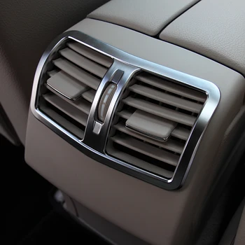 Mercedes Benz W212 E Sınıfı 2013-için araba şekillendirme Krom Kolçak Kutusu Arka Klima Havalandırma Kapağı Döşeme Hava Çıkışı dekoratif