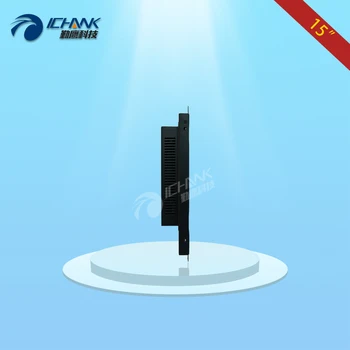 3 DVI VGA USB metal kasa Açık çerçeve endüstriyel yüksek stabilite dokunmatik monitör LCD ekran Gömülü ZK150TC-DUV1/15 inç 1024 x 768 4: