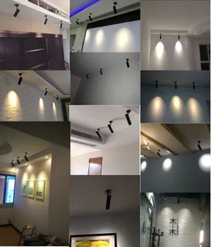 LED Görüntü Işığı Spot ışıkları İzleme LED Spot Lamba iç Yüzey Duvar Spot Tavan Spot Aydınlatma Armatürleri Monte