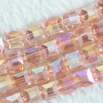 Renkli kristal 4 mm Kare yeni moda el yapımı takı gevşek parçalar aksesuarlar bulgular 100pcs B985 boncuk çok yönlü