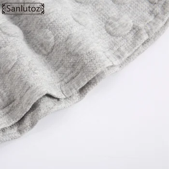 Sanlutoz (+ Etek Tops )Giyim Seti Bebek Uzun Kollu Kız Elbise Kış Çocuk Giyim Markası Sonbahar Spor takım Elbise 2 ADET Kız