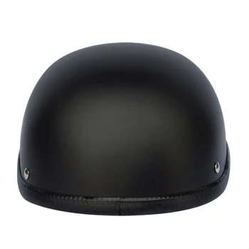Klasik YENİ FRP yarım motosiklet kaskı capacete motoqueiro casco de moto Alman Motosiklet Yarım Harley takım için siyah Kask