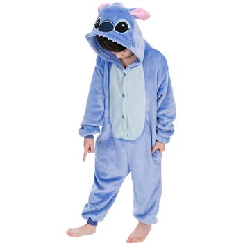EOİCİOİ Bebek Pazen Hayvan Dikiş Pijama Kış Sıcak Kapüşonlu Çocuklar Çocuklar Kızlar, İkizler Pijama Çocuk pijama cosplay Pijama