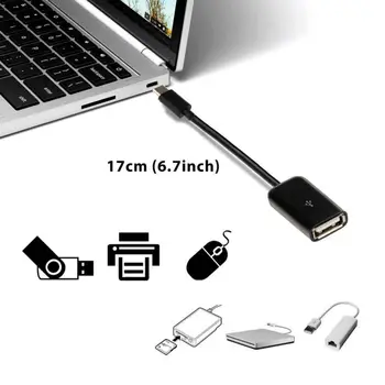 USB Tip A Erkek Samsung Galaxy S3 SM-T825 SM 2.0 Kablosu OTG Data Sync Şarj Cihazı-T820 kapıların dışına USB Adaptörü