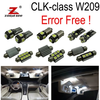 14pc x Canbus Mercedes benz CLK class CLK350 W209 CLK320 CLK430 CLK500 CLK550 İçin (03-09)Lamba, İç kubbe Işık Kiti LED