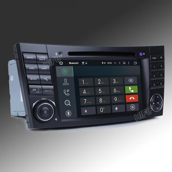 E220 Mercedes Benz W211 E İçin araba DVD GPS Oyuncu-Sınıf W219 CLS 7.1 Radyo BT 2 GB RAM+16 GB ROM+8 GB Göster Ayna Wifi bağlantı Android