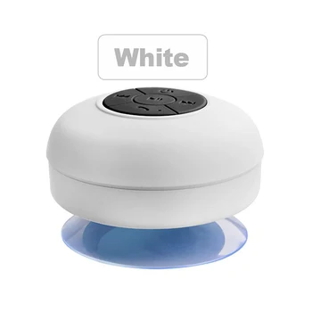 Kablosuz Bluetooth Hoparlör Araç kiti su Geçirmez Mini Taşınabilir Subwoofer Duş Çağrı Müzik Emme Mikrofon telefon Alma