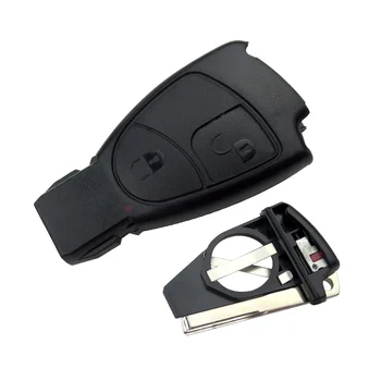 MB Mercedes Benz C E ML S SL SLK CLK AMG Akıllı Kart İçin Okey Tech 2 Düğmeleri Uzaktan Anahtar Shell Kapak Yedek Bıçak